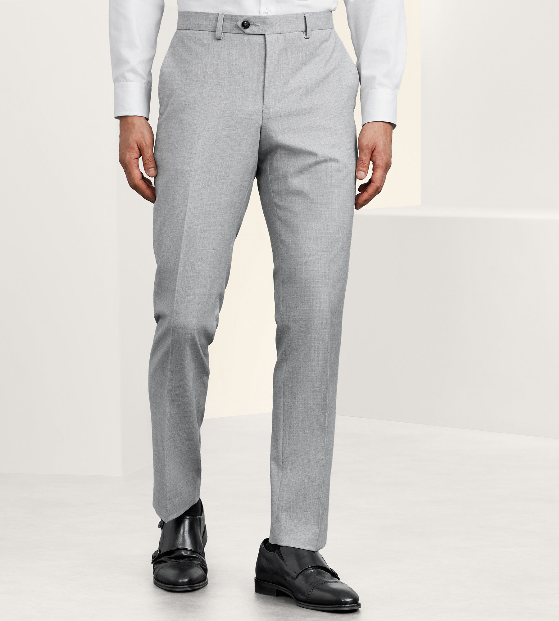 Slim Fit Stretch Solid Suit Separate Pants – Tip Top