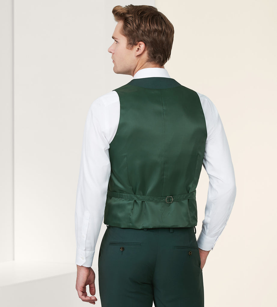 Dark green hot sale vest mens