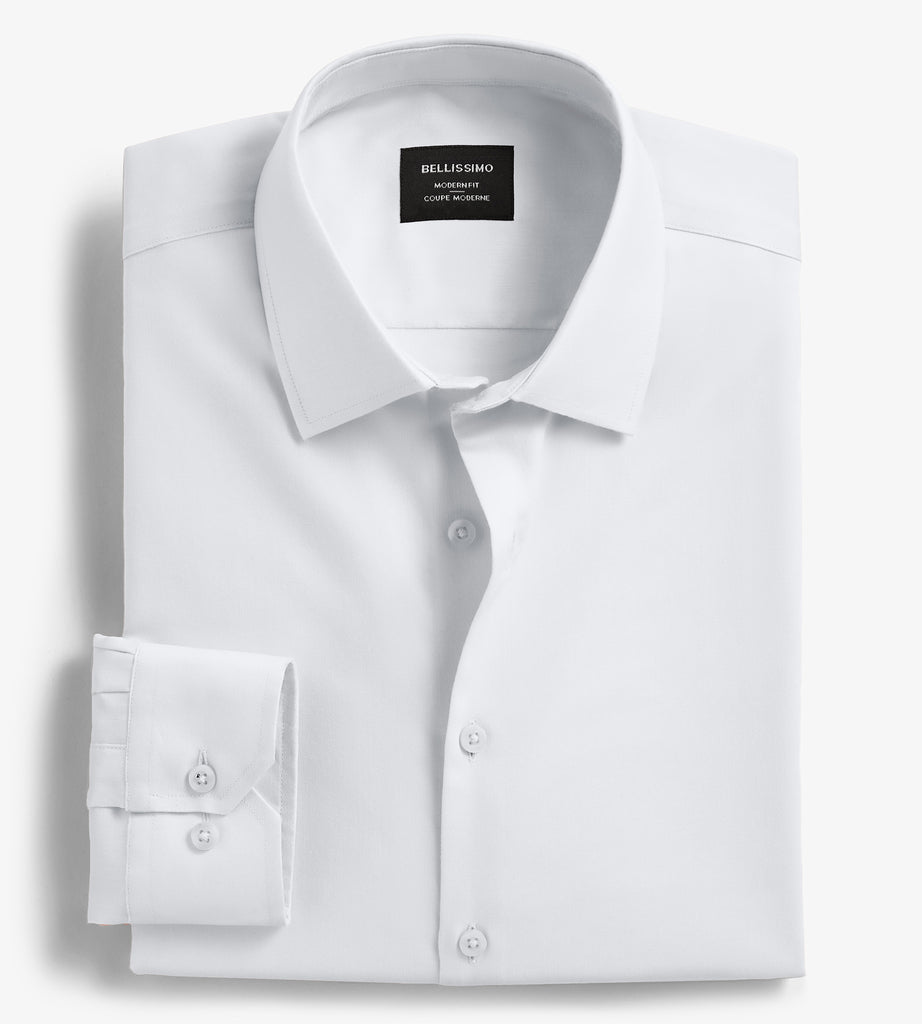 Modern Fit Non-Iron Sateen Dress Shirt