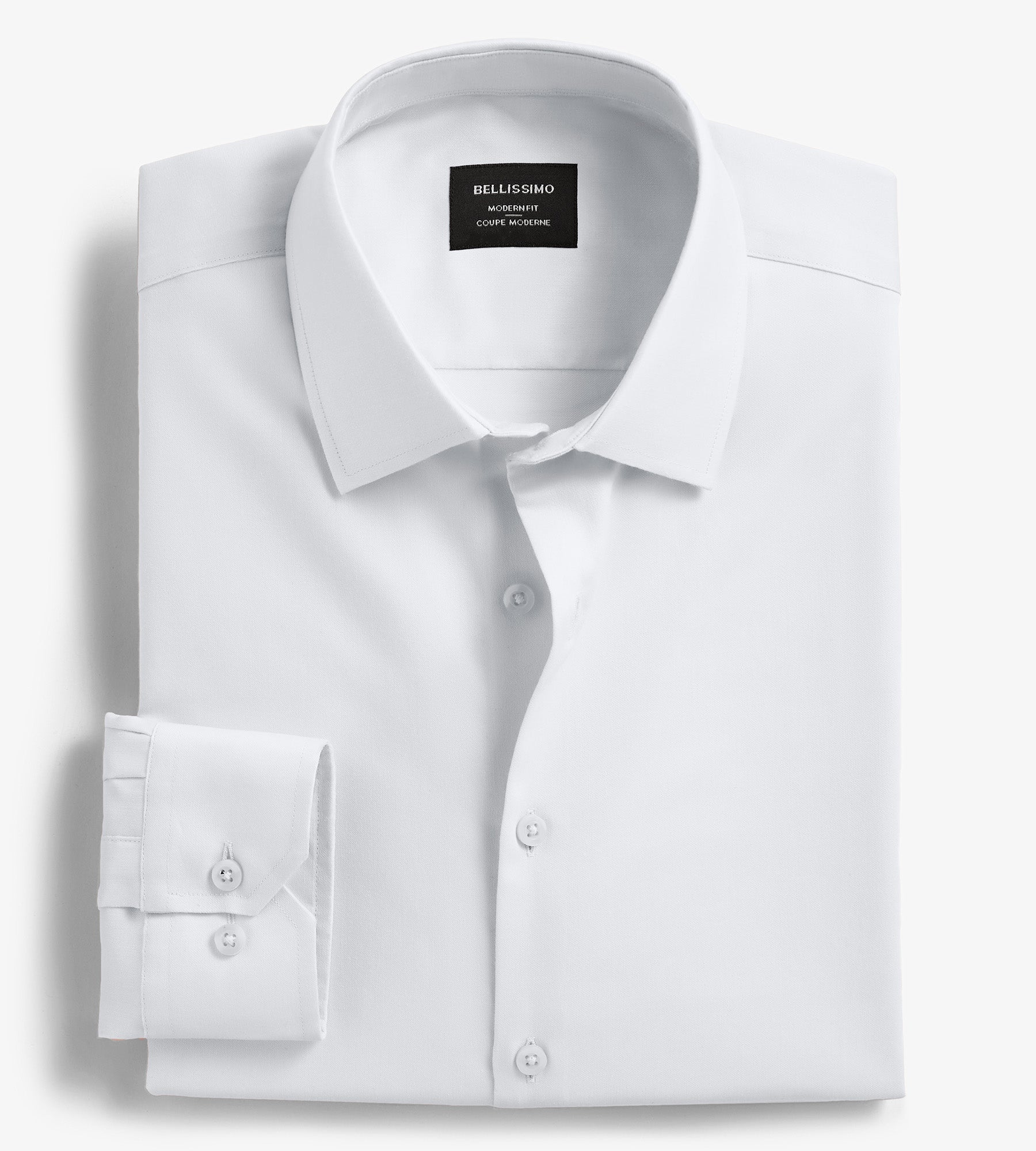 SU-SH-WHT-M: 1/12 white dress shirt for 6 ML Nota MixMax Mezco slim body