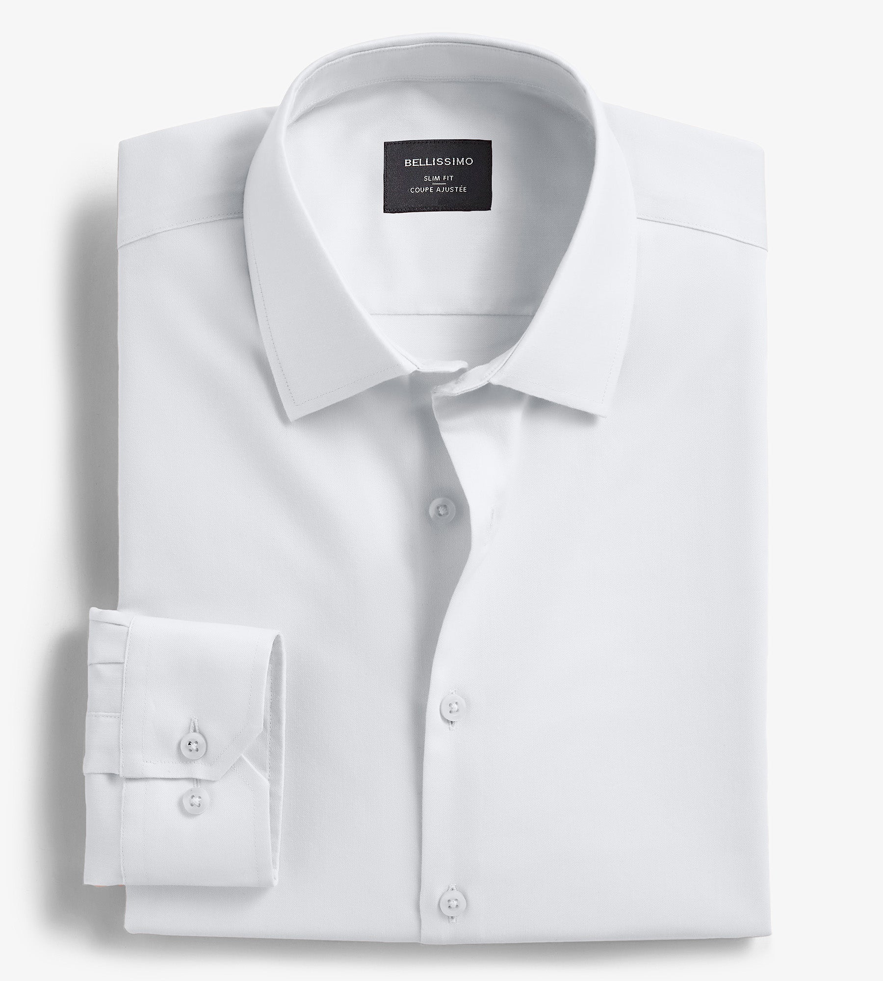 Slim Fit Non-Iron Sateen Dress Shirt – Tip Top