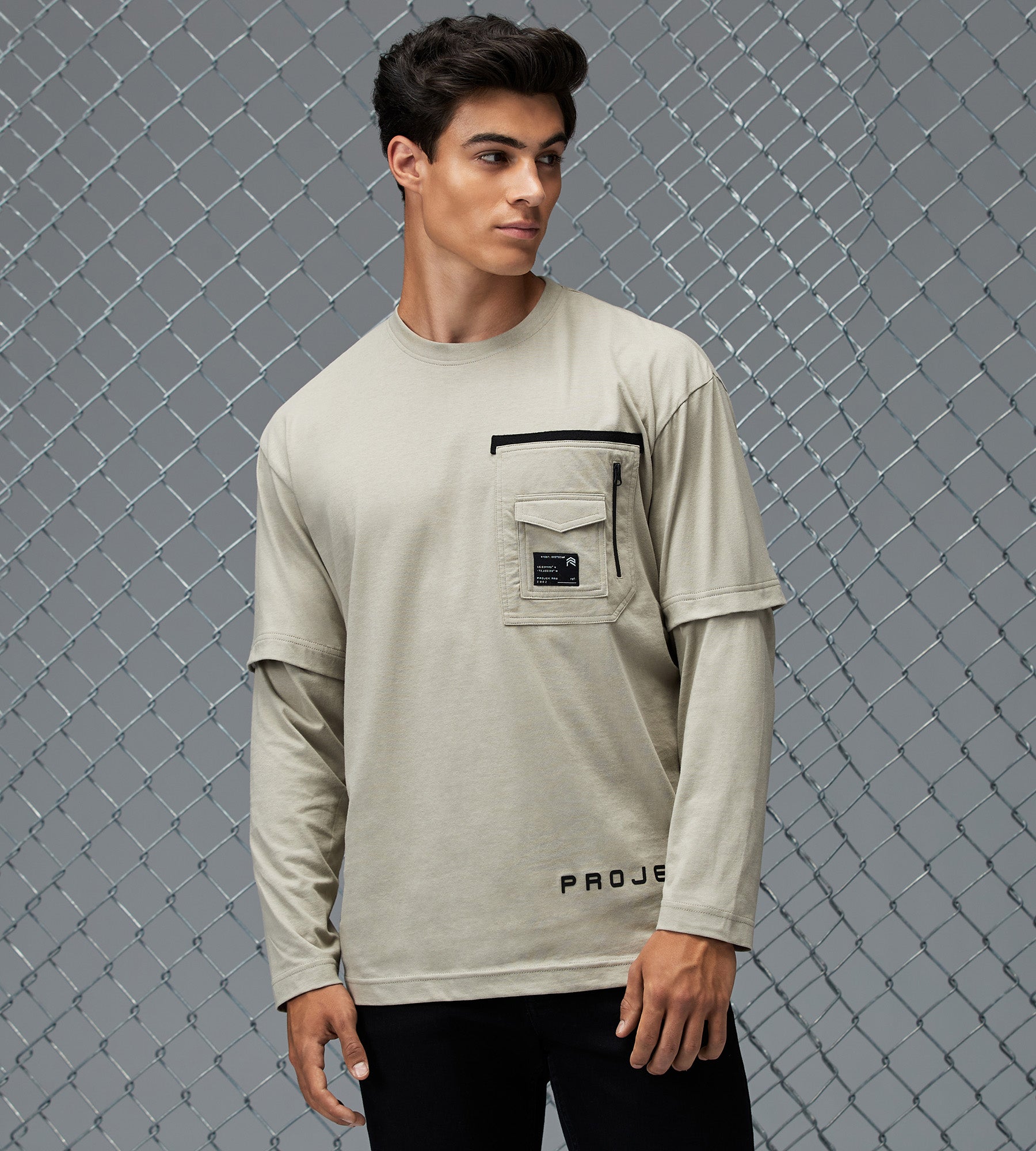 Nike long sleeve modern top sale