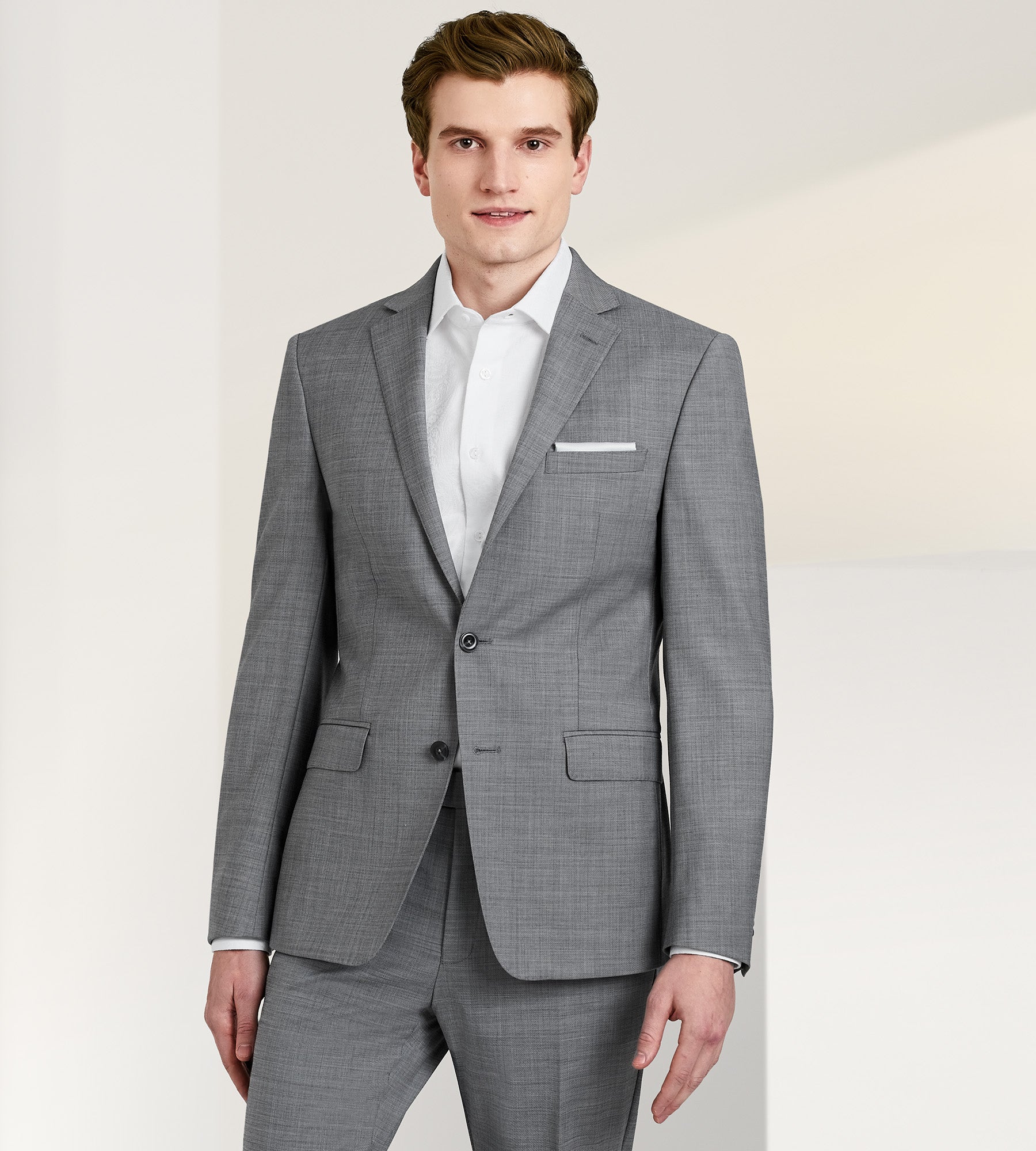 Slim Fit Stretch Solid Suit – Tip Top