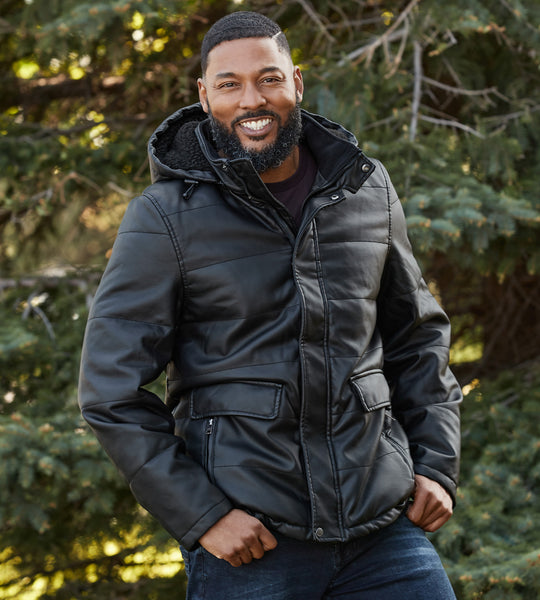 Men's Faux Leather Jackets & Vegan Leather Jackets - Wilsons Leather