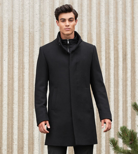 Vegan wool store coat mens