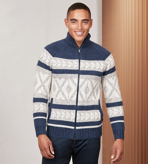 Modern Fit Noridc Full Zip Sweater