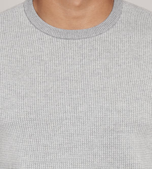 Modern Fit Long Sleeve Crew Neck Sweater