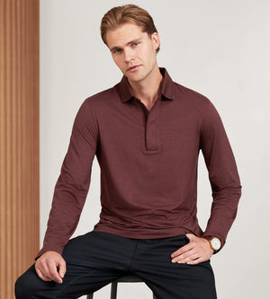 Modern Fit Long Sleeve Performance Polo