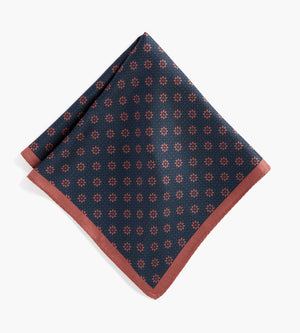 Geo Floral Pocket Square