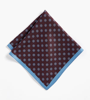 Geo Floral Pocket Square