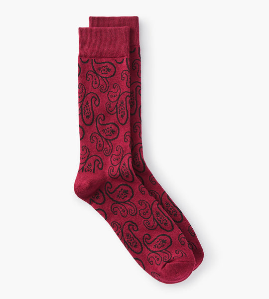 Mens paisley store socks