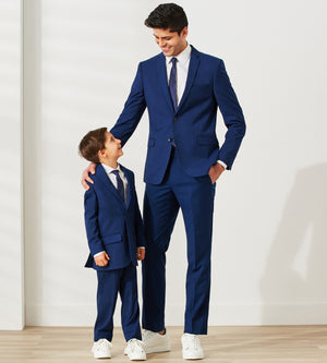 Boys Solid Suit Pants – Tip Top