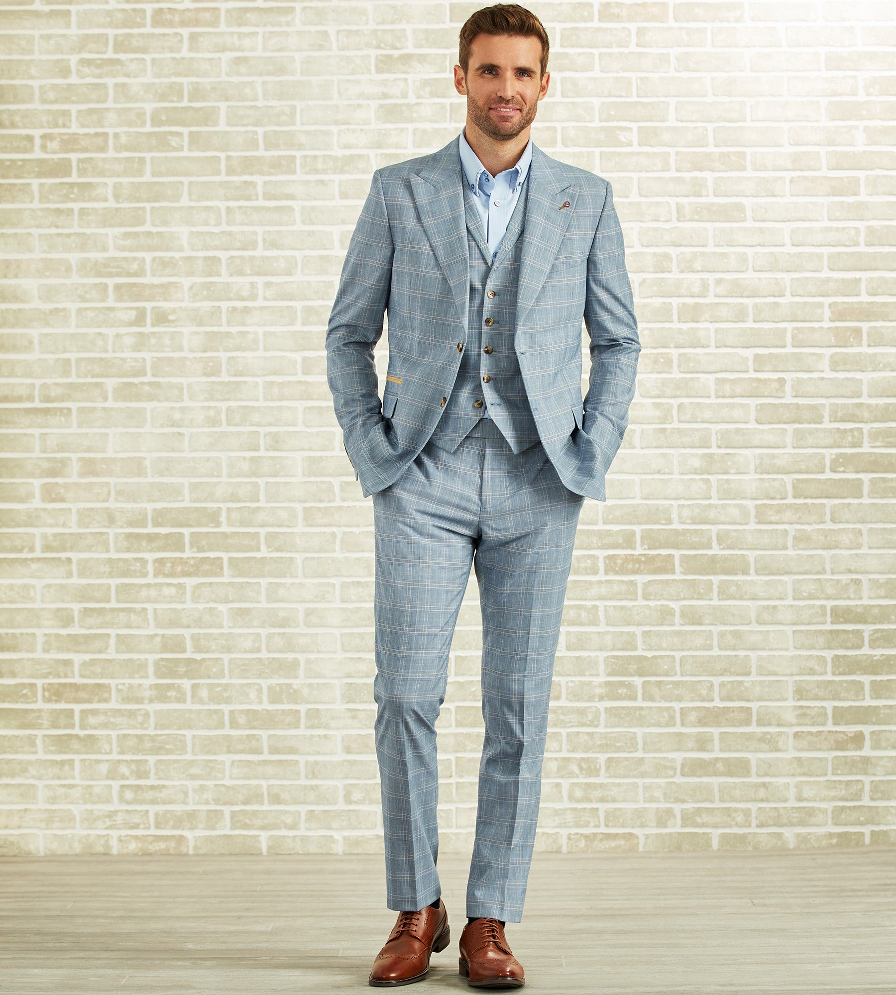 Slim Fit Peak Lapel Suit Separate Jacket – Tip Top