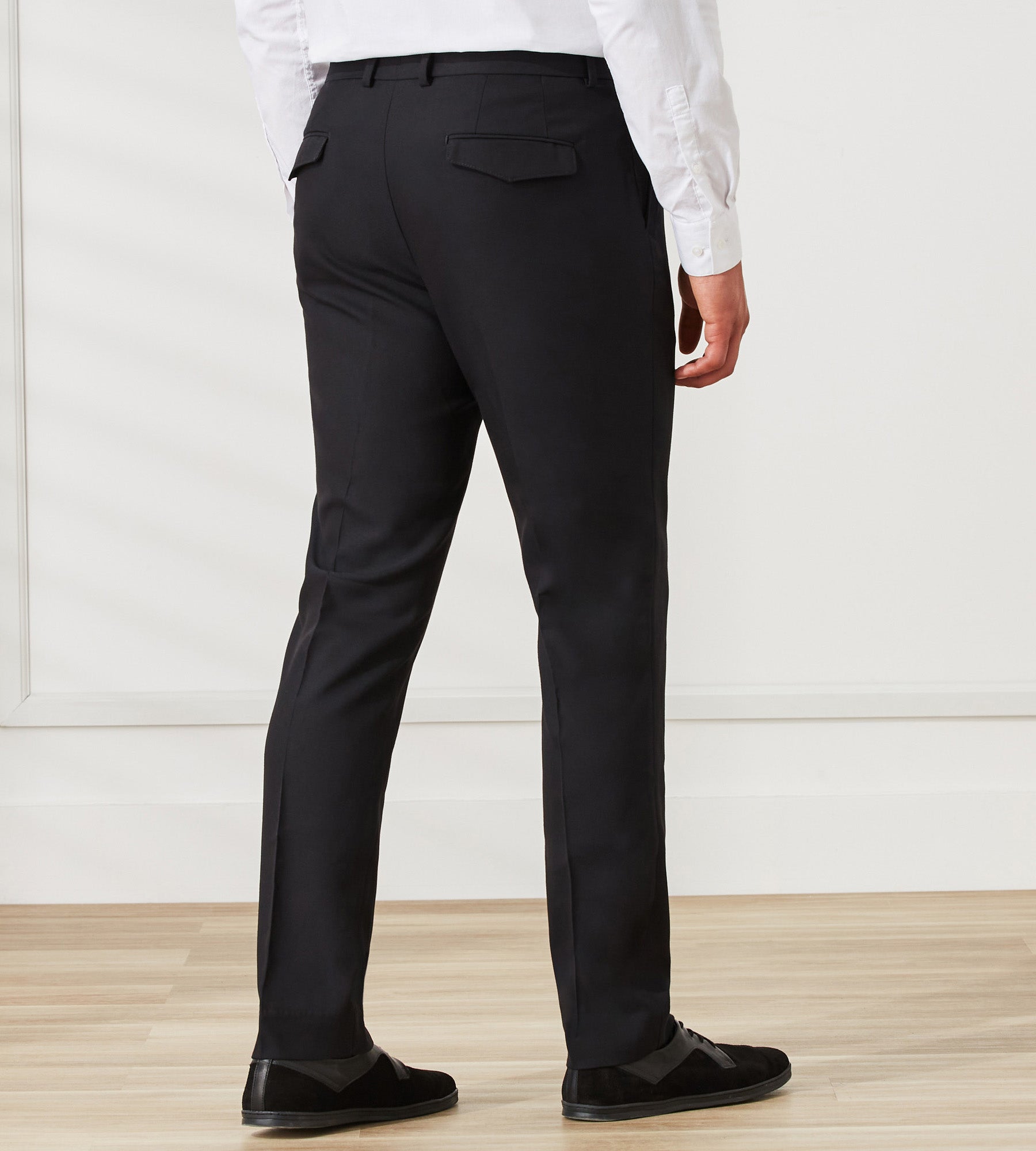 Tommp Slim Stretch Tailored Pant - Black - Tommp Slim Stretch Tailored Pant, Suit Pants